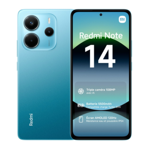 Xiaomi Redmi Note 14 4G 8GB RAM 256GB LTE Ocean Blue