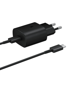 Samsung 25W Black + cablu date USB-C to USB-C