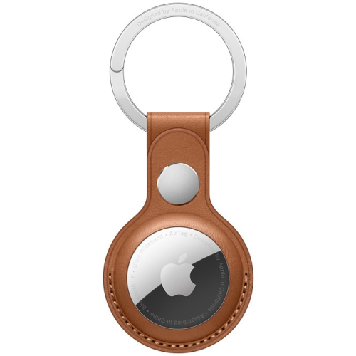 Apple AirTag Leather Key Ring Saddle