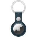 Apple AirTag Leather Key Ring Baltic Blue